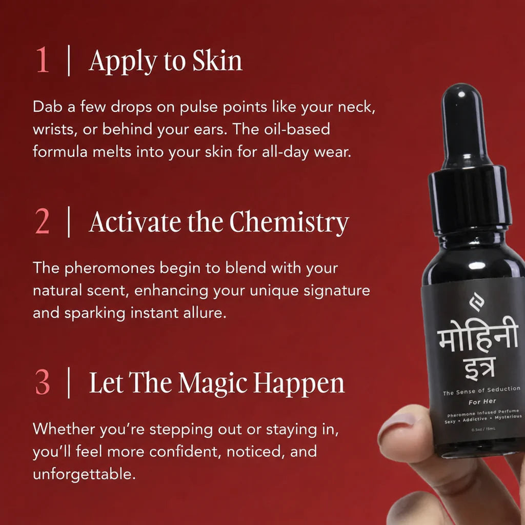 Mohini Kamasutra Science Backed Itr - Pheromone Power Pack | Instant Seduction In 30 Seconds