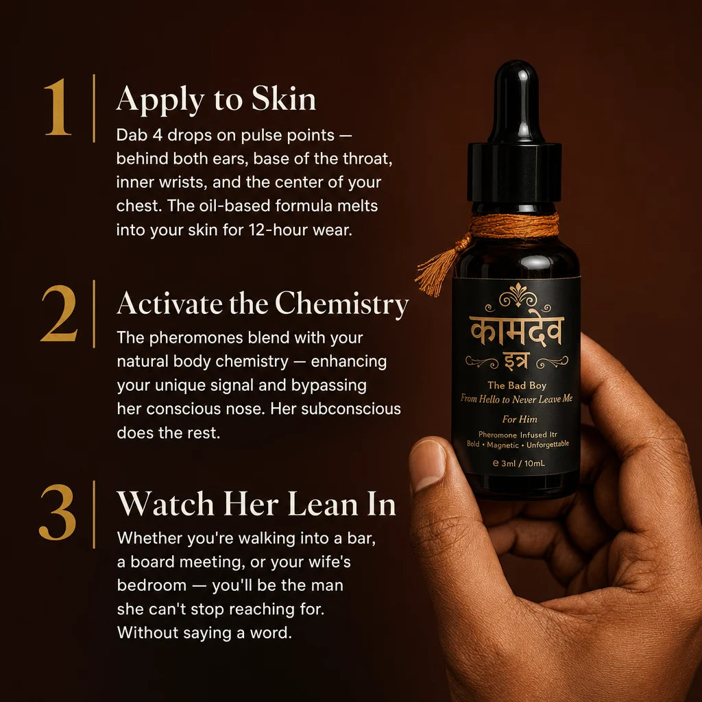 Kamdev Kamasutra Science Backed Itr - Pheromone Power Pack | Instant Seduction In 30 Seconds