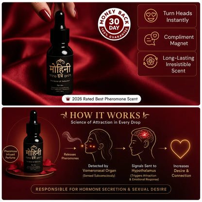Mohini Kamasutra Science Backed Itr - Pheromone Power Pack | Instant Seduction In 30 Seconds